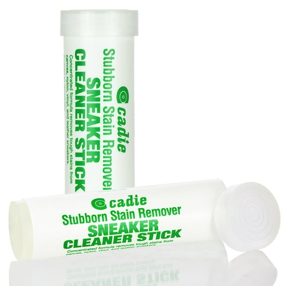 Sneaker Cleaner Stick - Dirt and Stain Remover for White or Colored Athletic Shoes for Sports or Daily Use Suitable for Canvas Nylon Vinyl and Leather Footwear | By Cadie 2 Pack
