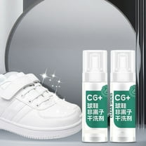 Sneaker Dry Cleaning Agent | Non-Ionic Formula | 150ml Shoe Cleaner | Portable 7.4x1.88in Bottle | Leather Fabric Mesh Stain Remover | Gentle Versatile Odor Eliminator