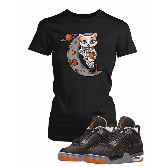 Sneaker Ladies Tee Shirt to Match Womens Air Jordan 4 Starfish Shoe