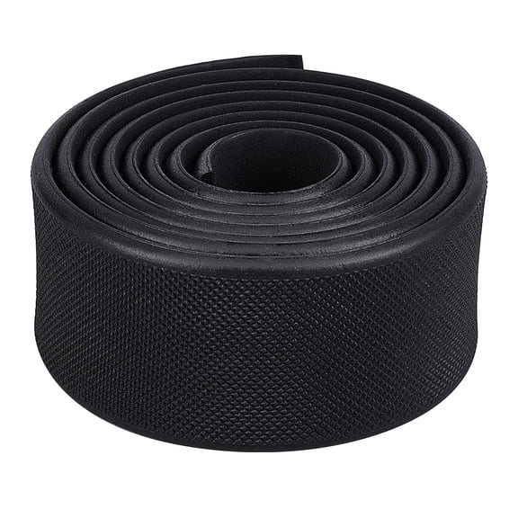 Sneaker Rubber Sole Rand 39x1.25inch Black Diamond Pattern Canvas Shoe Edging Material Sneaker Cup Sole Rubber Band Strips for Sport Shoes