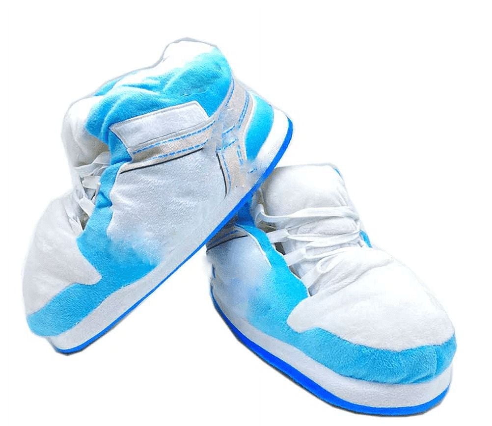 Sneaker Slippers in Light Blue Look – Comfy adult Sneaker Slippers