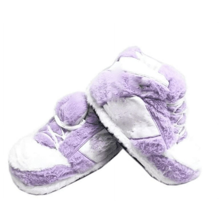 Sneaker Slippers in Light Purple Look – One Size Fits Most Comfy