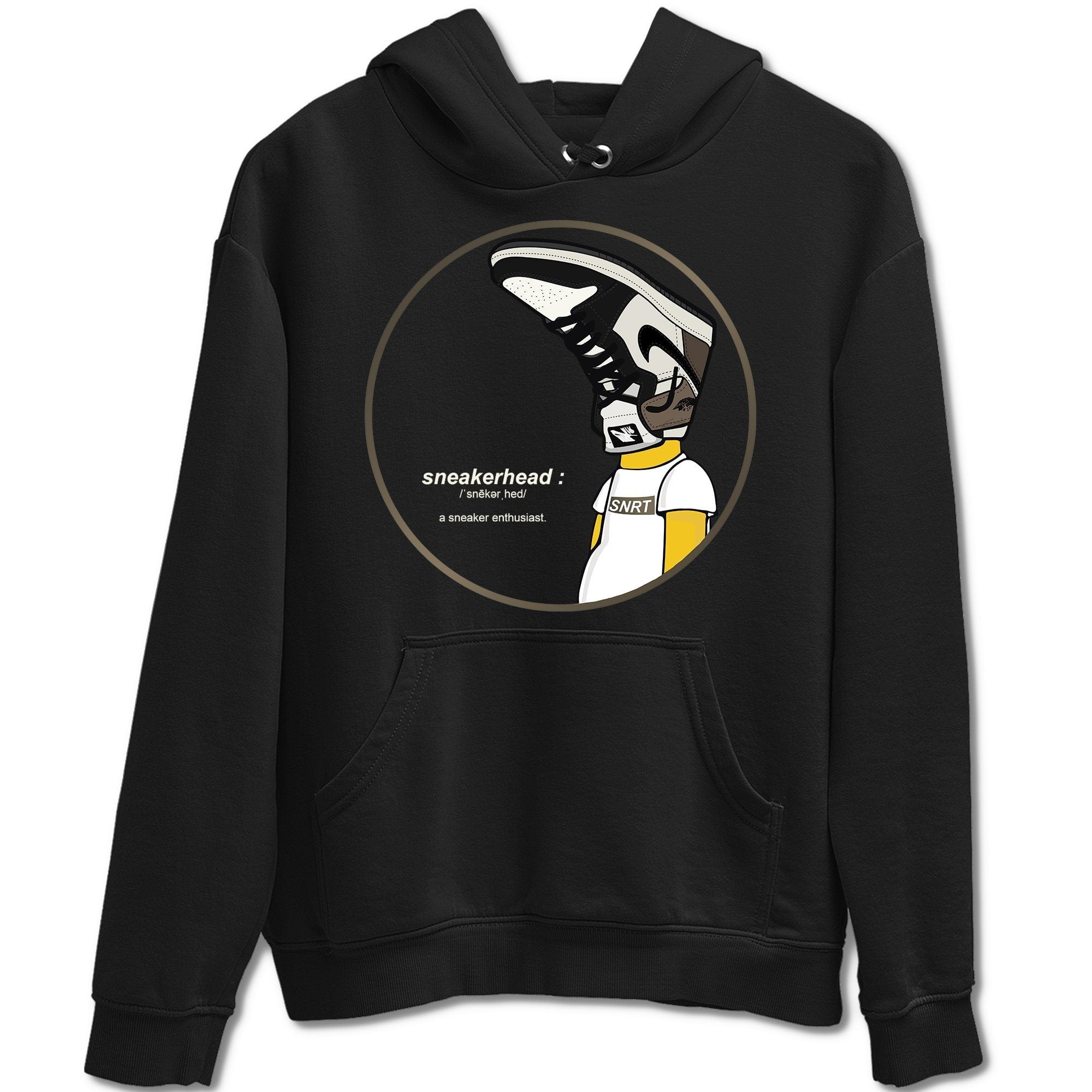 【COSYHARU】Black & Mocha Sneakers Sneakerhead Hoodie Jordan 1 Dark Mocha Sneaker Matching