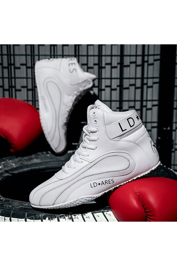 Sneakers, 2026 New Model: Essential Professional Training Shoes for Men in Boxing, Wrestling, Sanda, and Combat Sports. Features a Flexible Design for Better Grip, Breathable, Soft, and Elastic