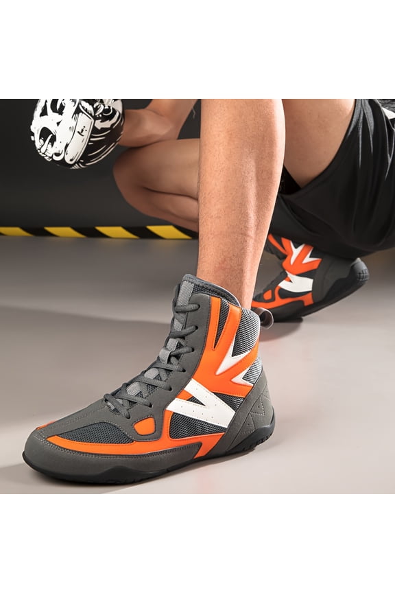Sneakers, 2026 New Model Professional Training Shoes for Men, Essential for Boxing, Wrestling, Sanda, and Mixed Martial Arts. Features a Flexible Design for Better Grip, Breathable, Soft, and Elastic
