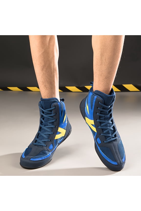 Sneakers, 2026 New Model Professional Training Shoes for Men, Essential for Boxing, Wrestling, Sanda, and Mixed Martial Arts. Features a Flexible Design for Better Grip, Breathable, Soft, and Elastic
