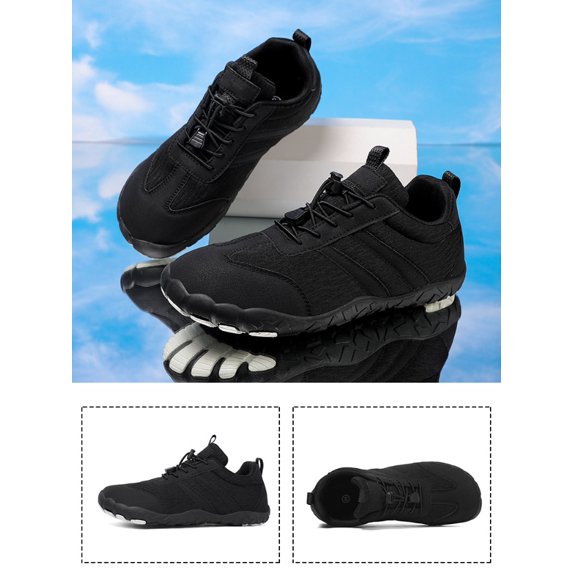Sneakers Barefoot Shoes for Womens Mens Minimalist Trail Running Hiking Comfortable Walking