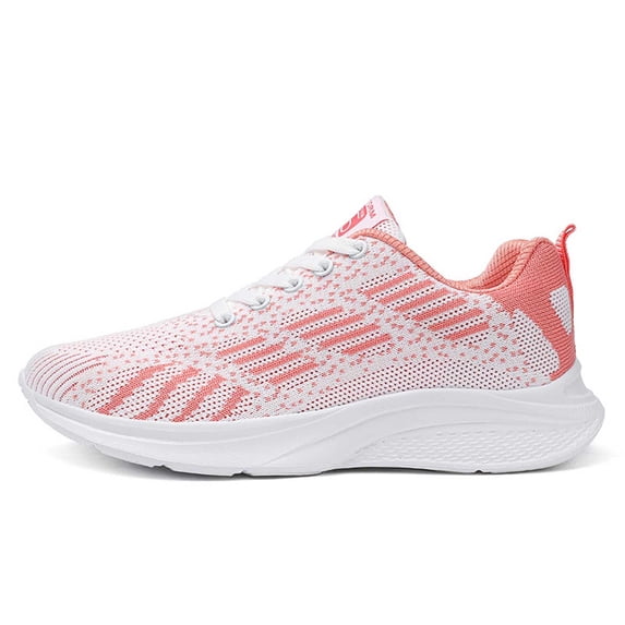 Sneakers Breathable Knit Mesh Lightweight Casual Running Shoes For Comfort And Performance In Athletic Fashion