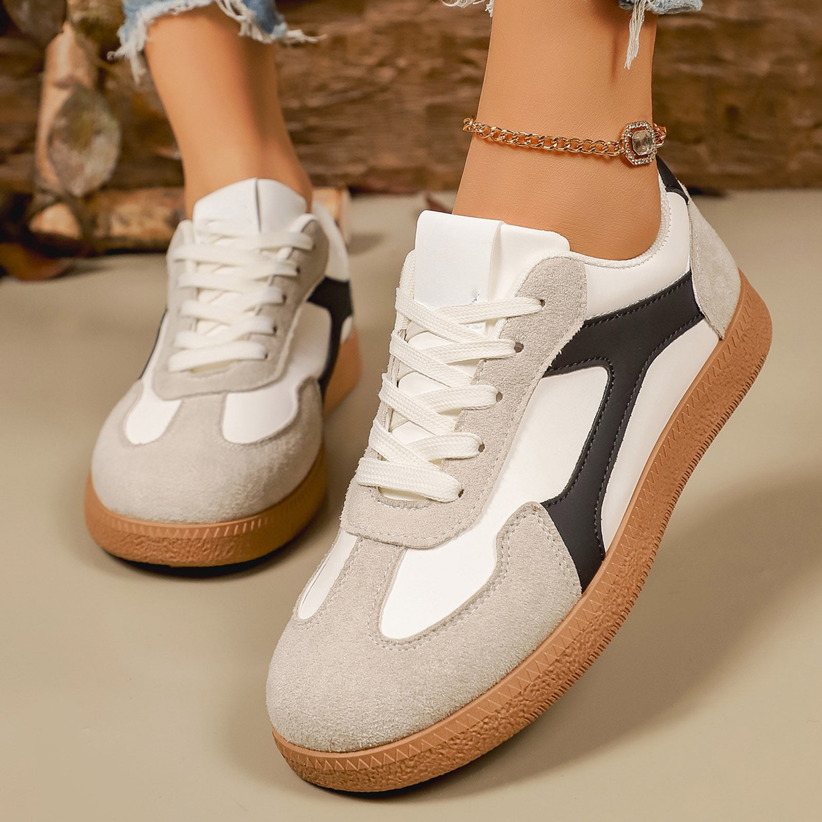 Sneakers For Women Business Casual Tennis Shoes Comfortable Lace
