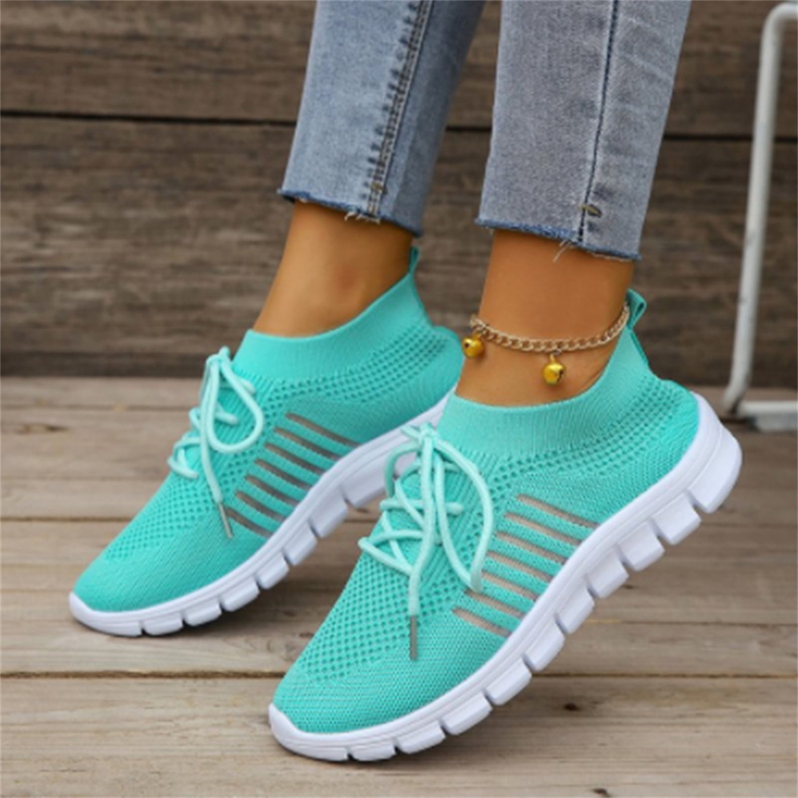 Sneakers For Women Clearance Sale Slip On Running Shoes Lightweight ...