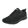 thumbnail image 1 of Sneakers for Men Breathable La𝖼e Up Sneakers with Hollow Out Knit Mesh Upper Fashion Lightweight Running Shoes Comfortable Cushion Trainers Shoes for Summer and Autumn, 1 of 9