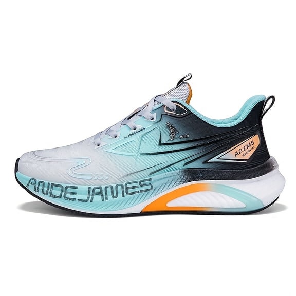 [Sneakers] Men'S Professional Speed Running Footwear Featuring a Low-Top Breathable Design with a Gradient Color Scheme, Stability Cushioning, And a Durable Rubber Sole Suitable for Marathons