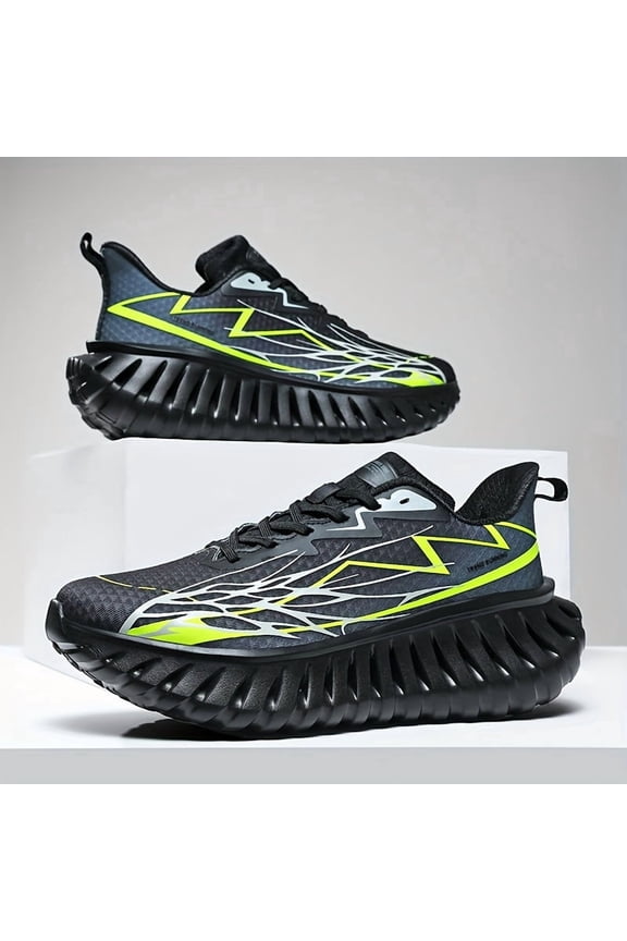 [Sneakers] Men'S Running Shoes That Are Lightweight And Breathable, Designed for Road Racing; Outdoor Marathon Training Footwear with Laces for Adults