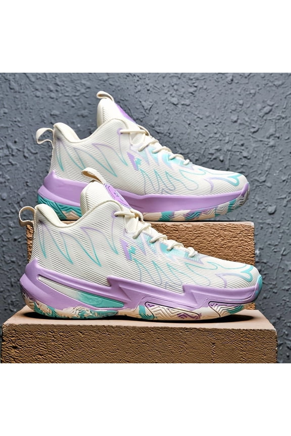 Sneakers, Men's Fashion Trend Stability Strong Shock Absorption Rebound Strong Grip Combat Basketball Shoes Strong Wrapping Comfort Low-top Lace Large Size Breathable Sports Shoes