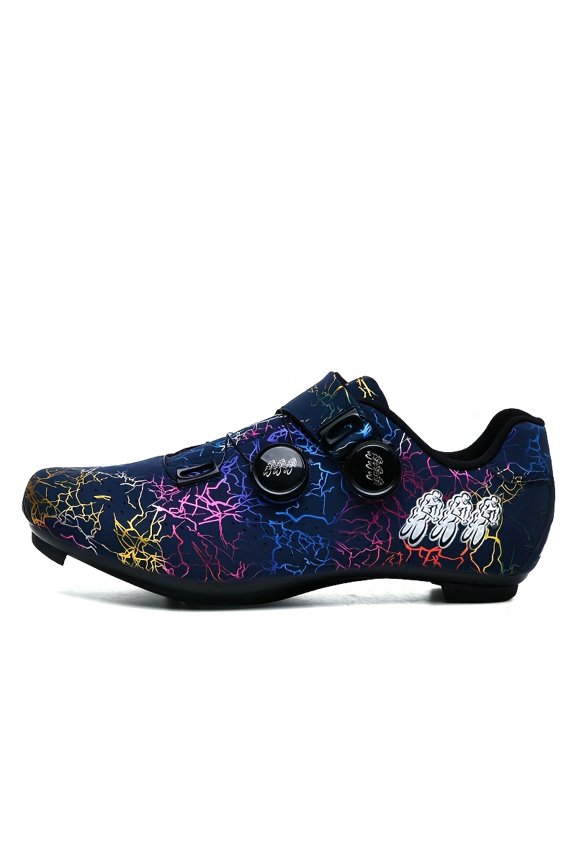 Sneakers, Men's Professional Cycling Shoes, Double Row Rotating Buckle, Mountain and Road Bike Shoes for Couples, Locking Sole, Women's Professional Cycling Shoes