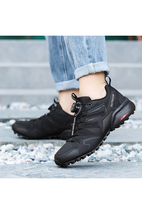 Sneakers, Road Bike Cycling Shoes Non-Locking Fashion Men's Mountain Wear-Resistant Hiking Casual Outdoor Shoes Climbing Shoes Sports