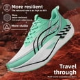 thumbnail image 1 of Sneakers, Shoes for Men New Lightweight and Comfortable Thick Running Shoes with High-elastic TPU Sole and Breathable Upper,Specialized Running Shoes for Competitions and Sports Activities, 1 of 9