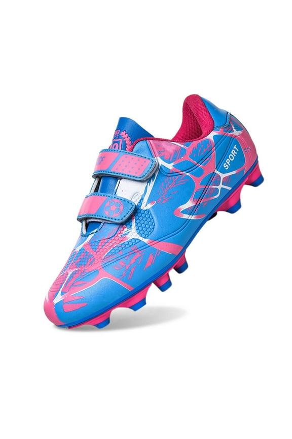 Sneakers for Boys Football Boots Football Shoes Outdoor Non Training Shoes Unisex Trainers(Size:6-7 Years)