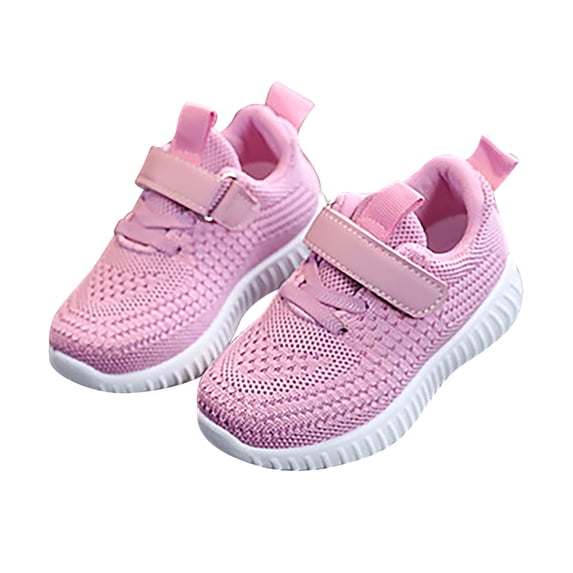 Sneakers for Boys Kids Baby Fall Knit Sneakers Lightweight Breathable on Casual Shoes Soft Walking Shoes Toddler Shoes Kid Shoes Pink 27