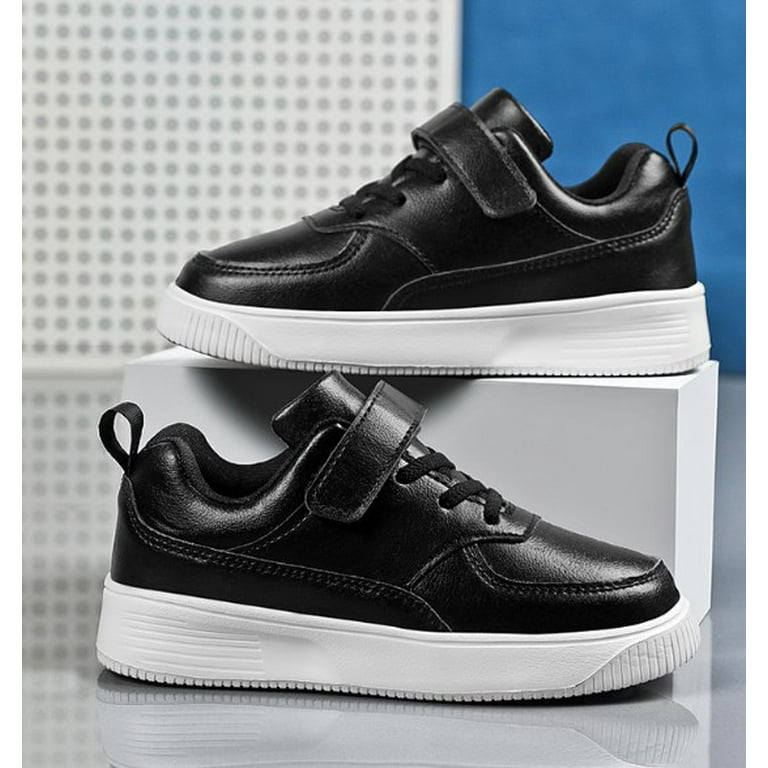 Kids leather tennis shoes on sale
