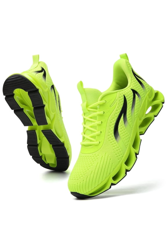 Sneakers for Women Slip on Fashion Sport Running Tennis Athletic Walking Shoes Gym Runner Trail Shoes Orange Size 10