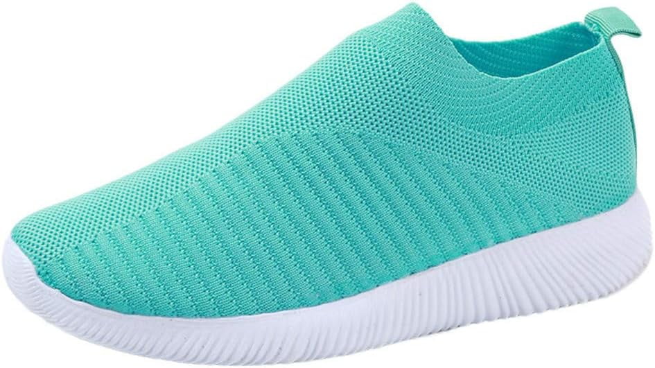 Sneakers for Women Walking Shoes Women's Slip On Classic Fashion Dressy Casual Summer Platform
