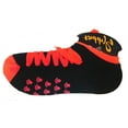 thumbnail image 1 of Sneakies Slipper Socks Ankle-Length Non-Skid Sneaker Look Gripper Socks Non Skid (Red), 1 of 2