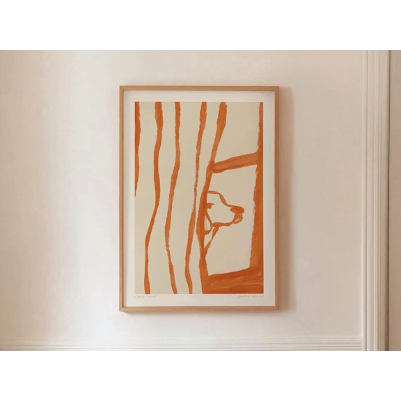Sneaky Dog 04 Eclectic Living Room Abstract
