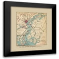 thumbnail image 1 of Sneden 12x13 Black Modern Framed Museum Art Print Titled - Savannah Georgia Defences - Sneden 1864, 1 of 5