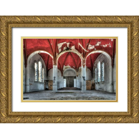 Sneeuw, Ivo 18x13 Gold Ornate Wood Framed with Double Matting Museum Art Print Titled - Bloemendaal