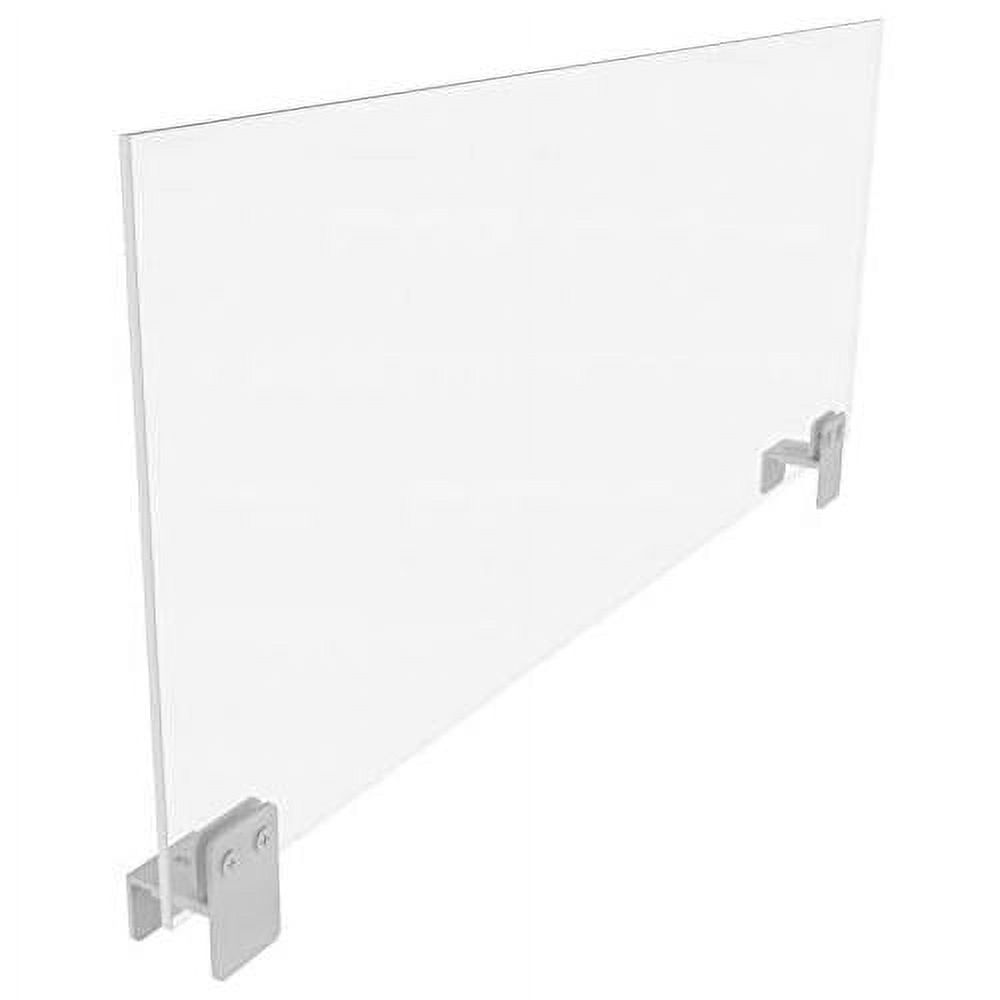 Sneeze Guard Or Panel Extender For Partition Walls Or Cubicles 12" X 30