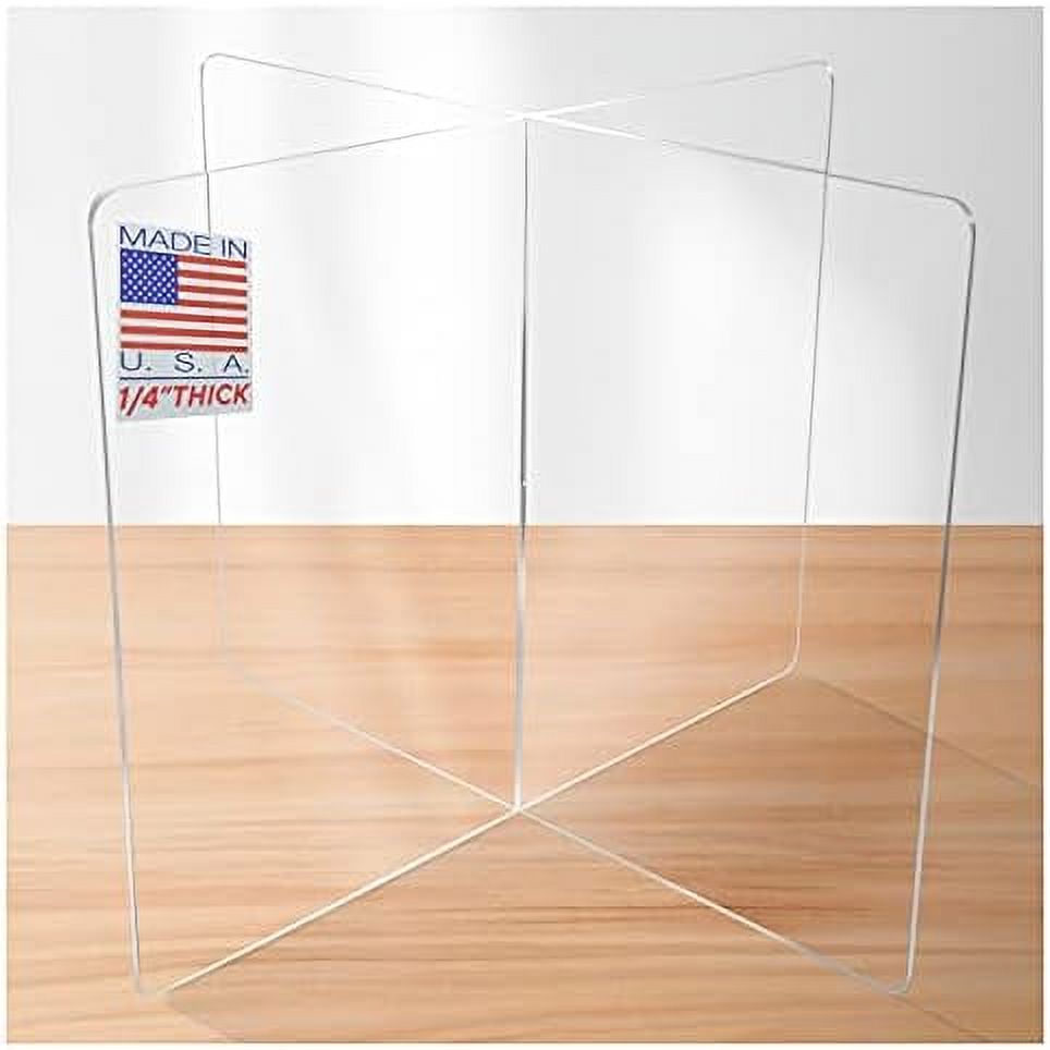 Sneeze Guard Table Divider By 4 Persons Clear Desk Dividers For