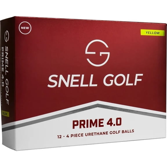 Snell Prime 4.0 Golf Balls 1-Dozen Yellow