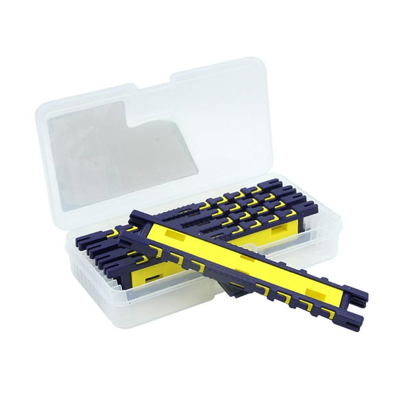 Snelled Hook Holder Tackle Box Winding Board with Adjustable Internal Compartments for All Fishing Environments