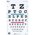 thumbnail image 1 of Snellen Chart with Red Green Bar Visual Acuity Test 6m / 20ft, 1 of 1