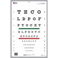 thumbnail image 1 of Snellen Chart with Red and Green Bar Visual Acuity Test 3m / 10 Feet, 1 of 2