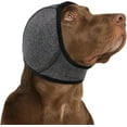 thumbnail image 1 of Snfy Dog Calming Hoodie - No Shake Ear Wraps for Dogs, Anxiety Relief & Noise Protection, Water Resistant Pet Ear Cover Muffs for Firework, Grooming, Thunderstorms, Swimming, Bathing-Black-S, 1 of 8