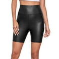 thumbnail image 1 of Sngxgn Active Women's Cotton Blend Yoga and Running Short(Black,XL), 1 of 9