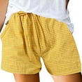 thumbnail image 1 of Sngxgn Active Women's Cotton Blend Yoga and Running Short(Yellow,M), 1 of 5