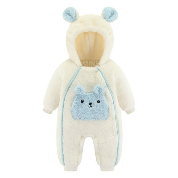 Sngxgn Babies' Cotton Long-Sleeve Bodysuit(White,66)