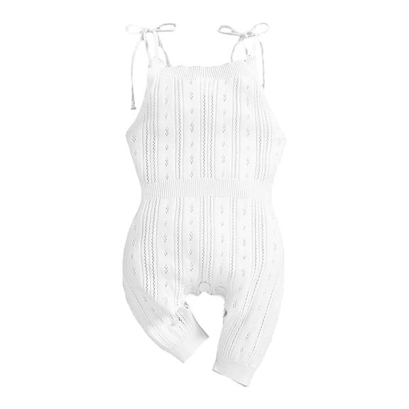 Sngxgn Babies' Cotton Long-Sleeve Bodysuit(White,70)