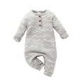thumbnail image 1 of Sngxgn Baby Bodysuit for Boys Boys Long Sleeve Sleepers(A,80), 1 of 3
