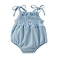 thumbnail image 1 of Sngxgn Baby Bodysuit for Girls Boys Long Sleeve Sleepers(Blue,90), 1 of 4