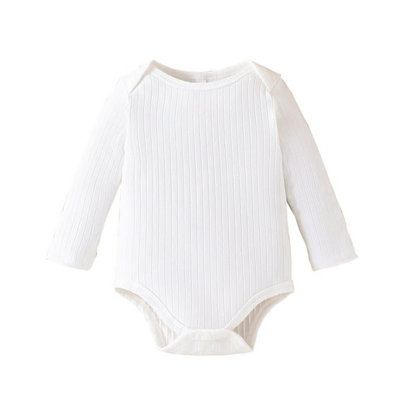 Sngxgn Baby Bodysuits for Girls Short Sleeve (White,9)