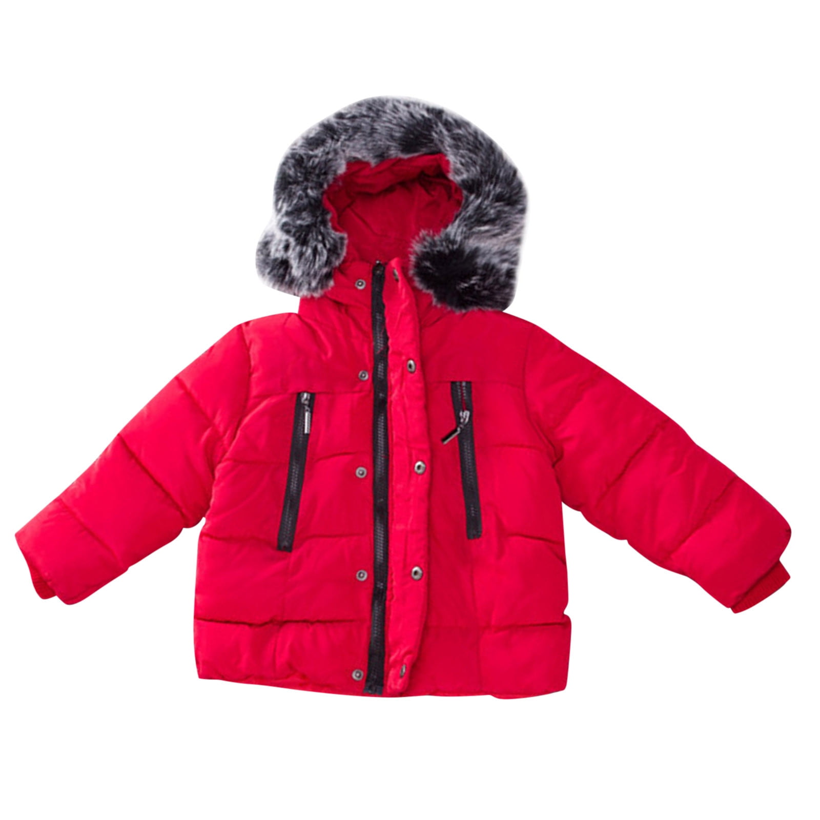 Sngxgn Baby Boy Winter Jacket Down Cotton Light Puffer Jacket With Hood