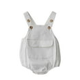 thumbnail image 1 of Sngxgn Baby Boys' Short-Sleeve Bodysuits(White,80), 1 of 5