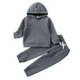 thumbnail image 1 of Sngxgn Baby Boys Toddler Sweater Knit Top and Pant Set(Grey,90), 1 of 7