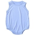 thumbnail image 1 of Sngxgn Baby Girl Cotton Bodysuit Long Sleeve Jumpsuit Outfits Clothes(Blue,66), 1 of 8