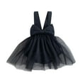 thumbnail image 1 of Sngxgn Baby Girl Romper Dress Ruffle Long Sleeve Bodysuit Onesie Tutu Dress (Black,90), 1 of 7