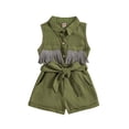 thumbnail image 1 of Sngxgn Baby Girls' Short-Sleeve Bodysuits(Green,100), 1 of 6
